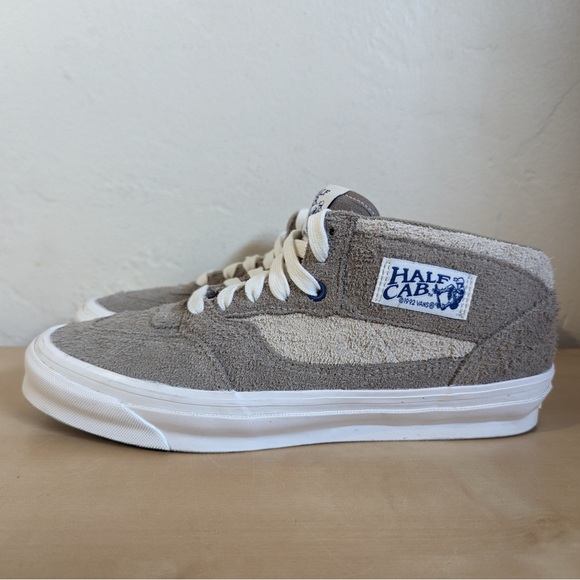 Vans OG Half Cab LX Hairy Suede Khaki Sneakers Men’s Size 9. main image 7